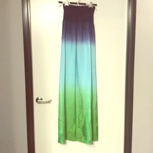 Lilly Pulitzer strapless maxi dress